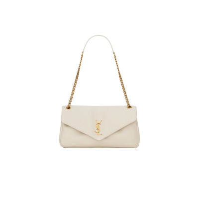 YSL CALYPSO MEDIUM IN GRAINED LAMBSKIN 800916AACYT9207 (30*15*7.5cm)
